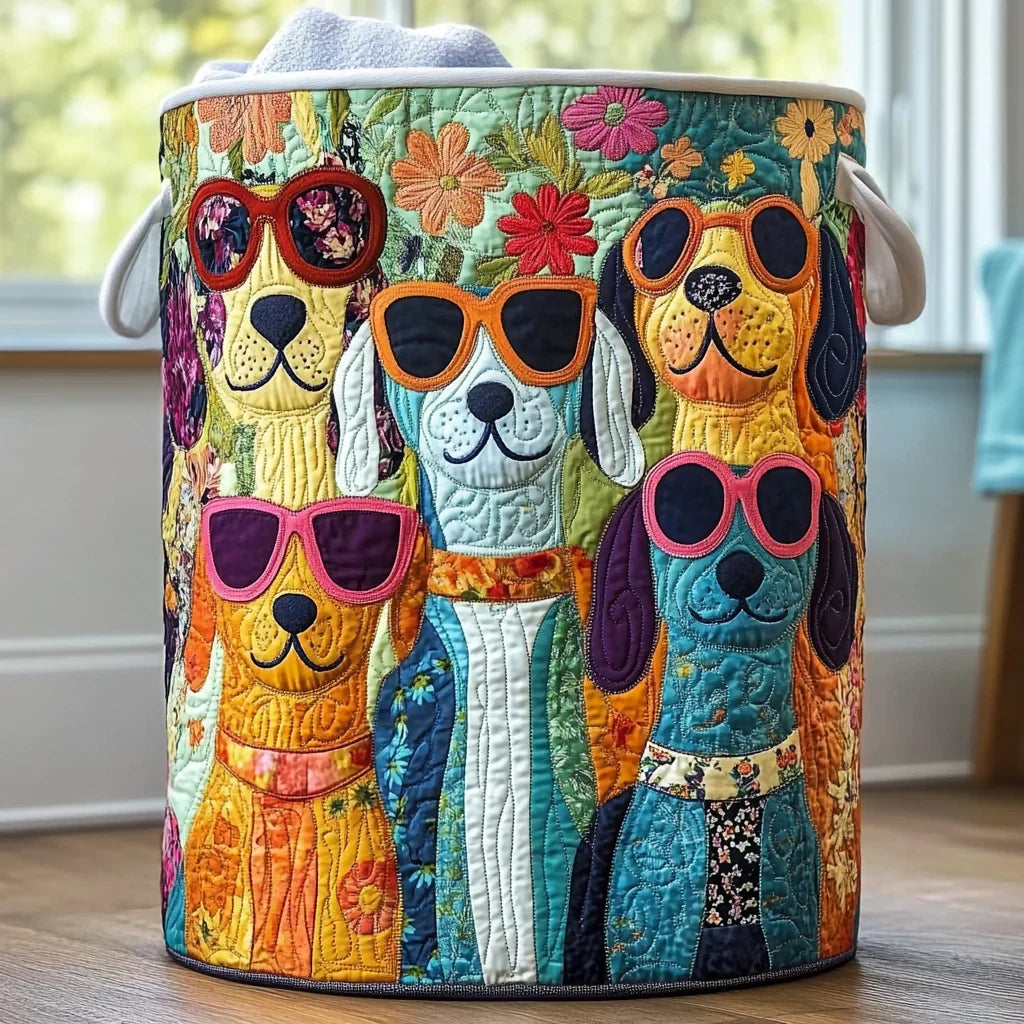Shades Dogs Laundry Basket