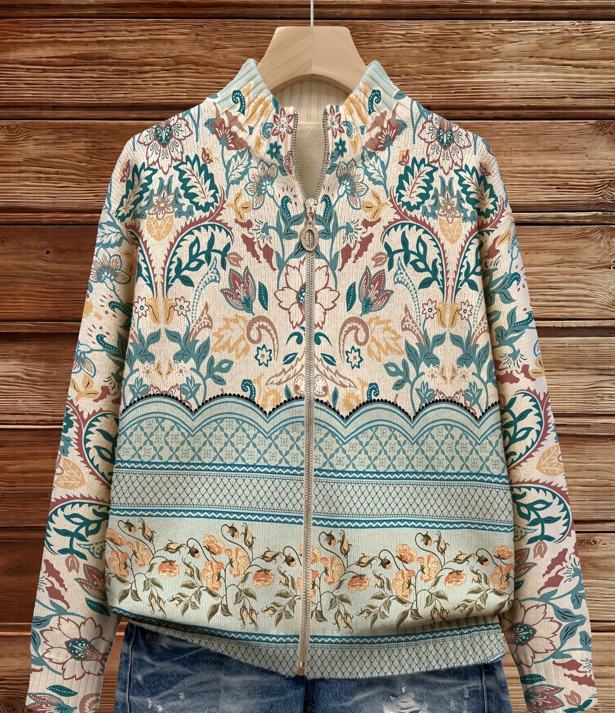 Vintage Floral Botanical Border Print