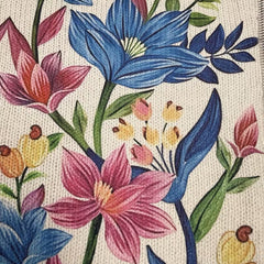 Botanical Garden Floral Zip Cardigan