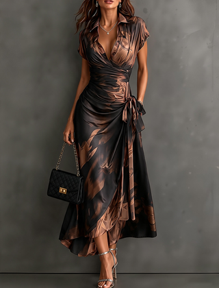 Swirl Wrap Dress