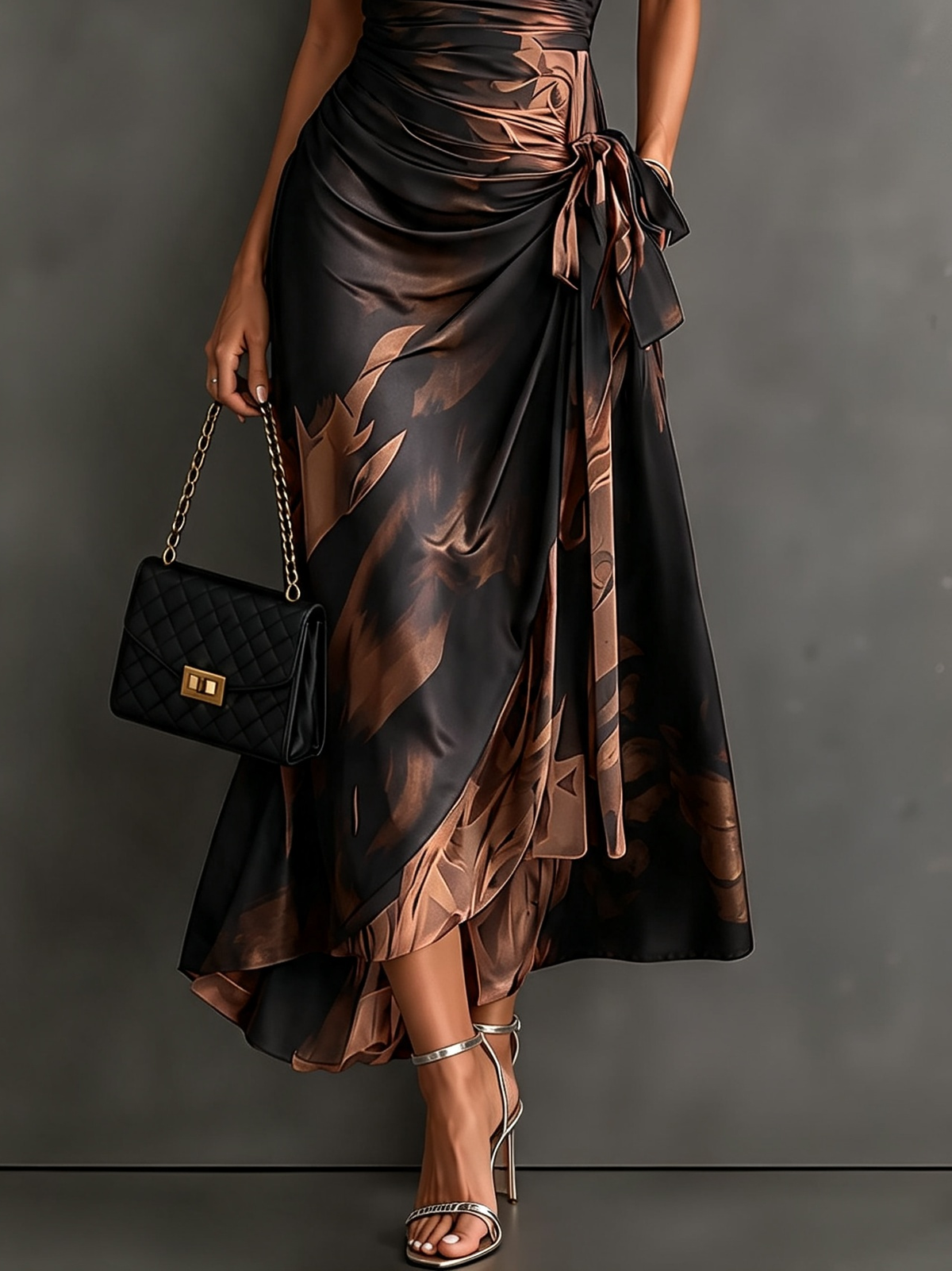 Swirl Wrap Dress