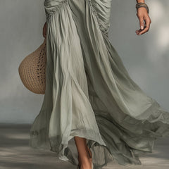 Off-Shoulder Maxi Dress