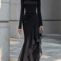 Cowl Maxi Dress
