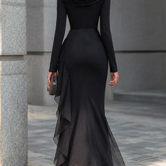 Cowl Maxi Dress