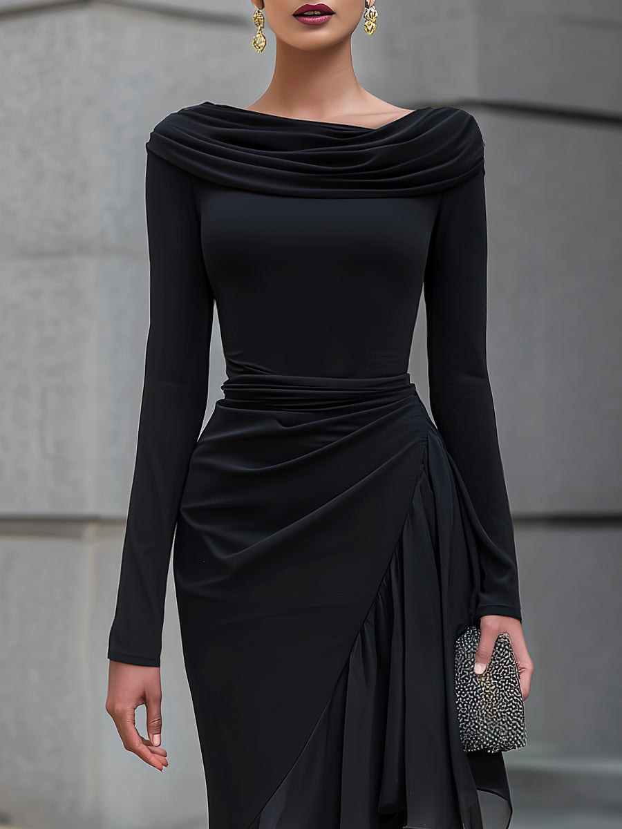Cowl Maxi Dress