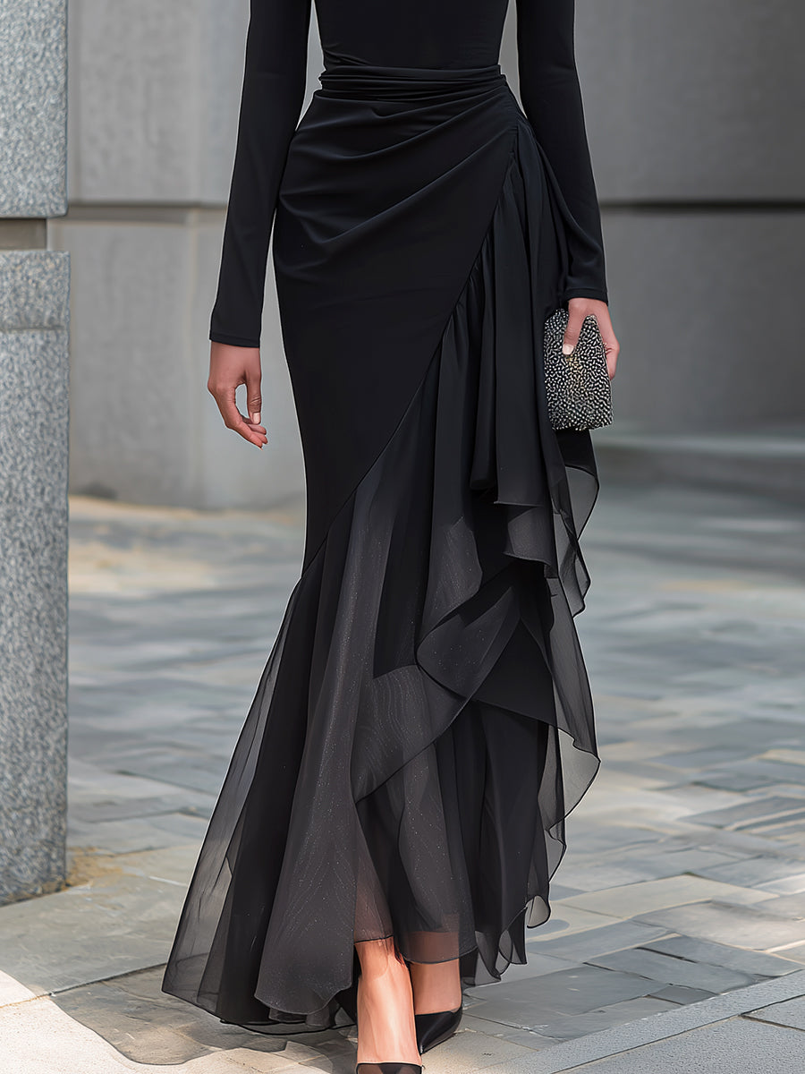 Cowl Maxi Dress