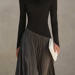 Pleated Maxi Dress