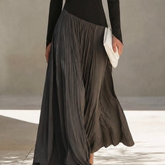 Pleated Maxi Dress
