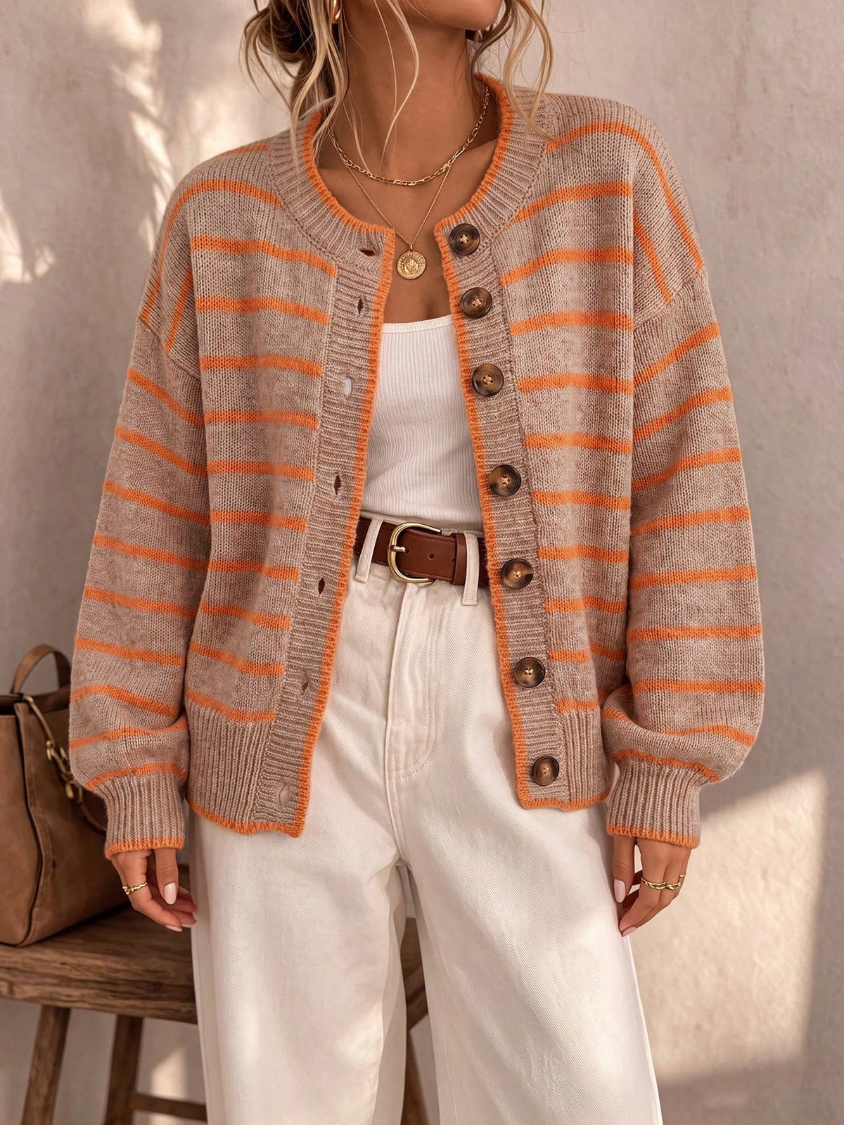 Striped Cardigan