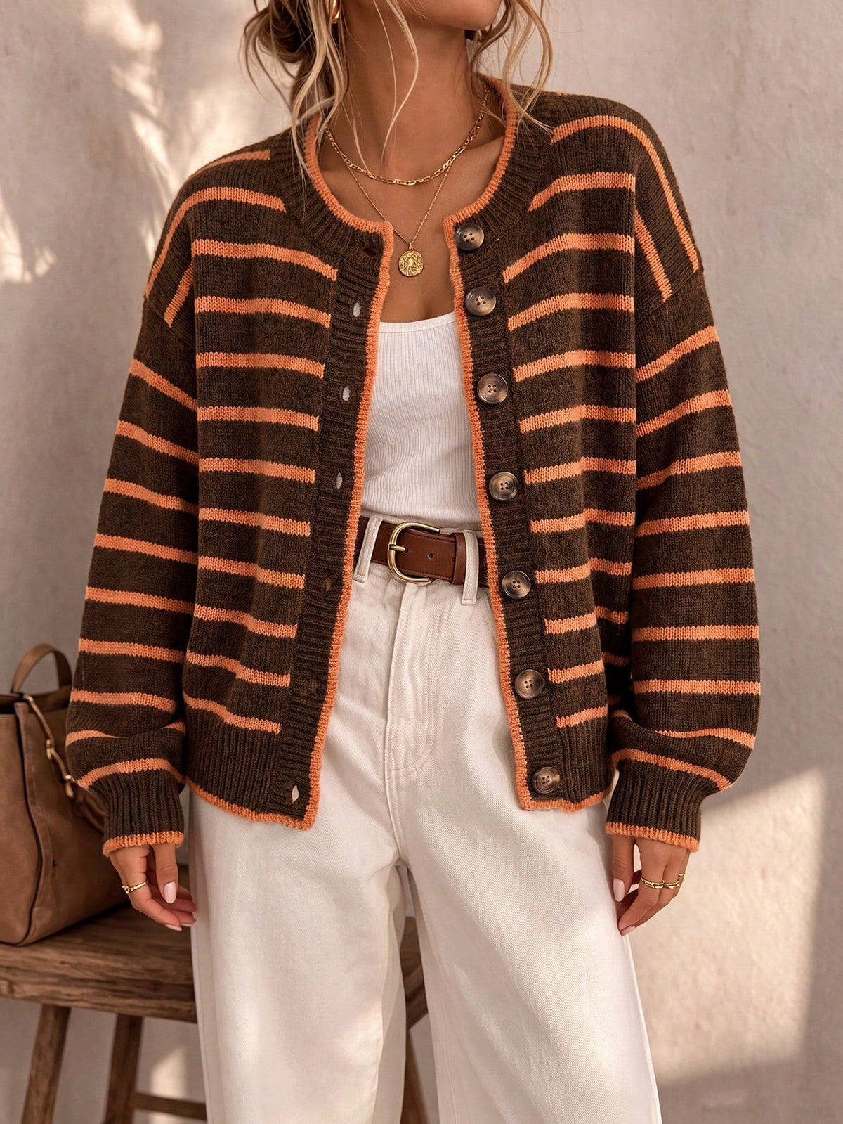 Striped Cardigan
