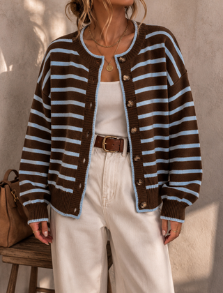 Striped Cardigan
