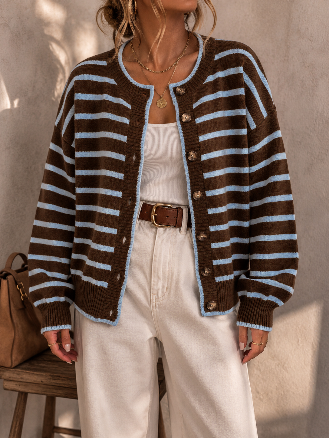 Striped Cardigan
