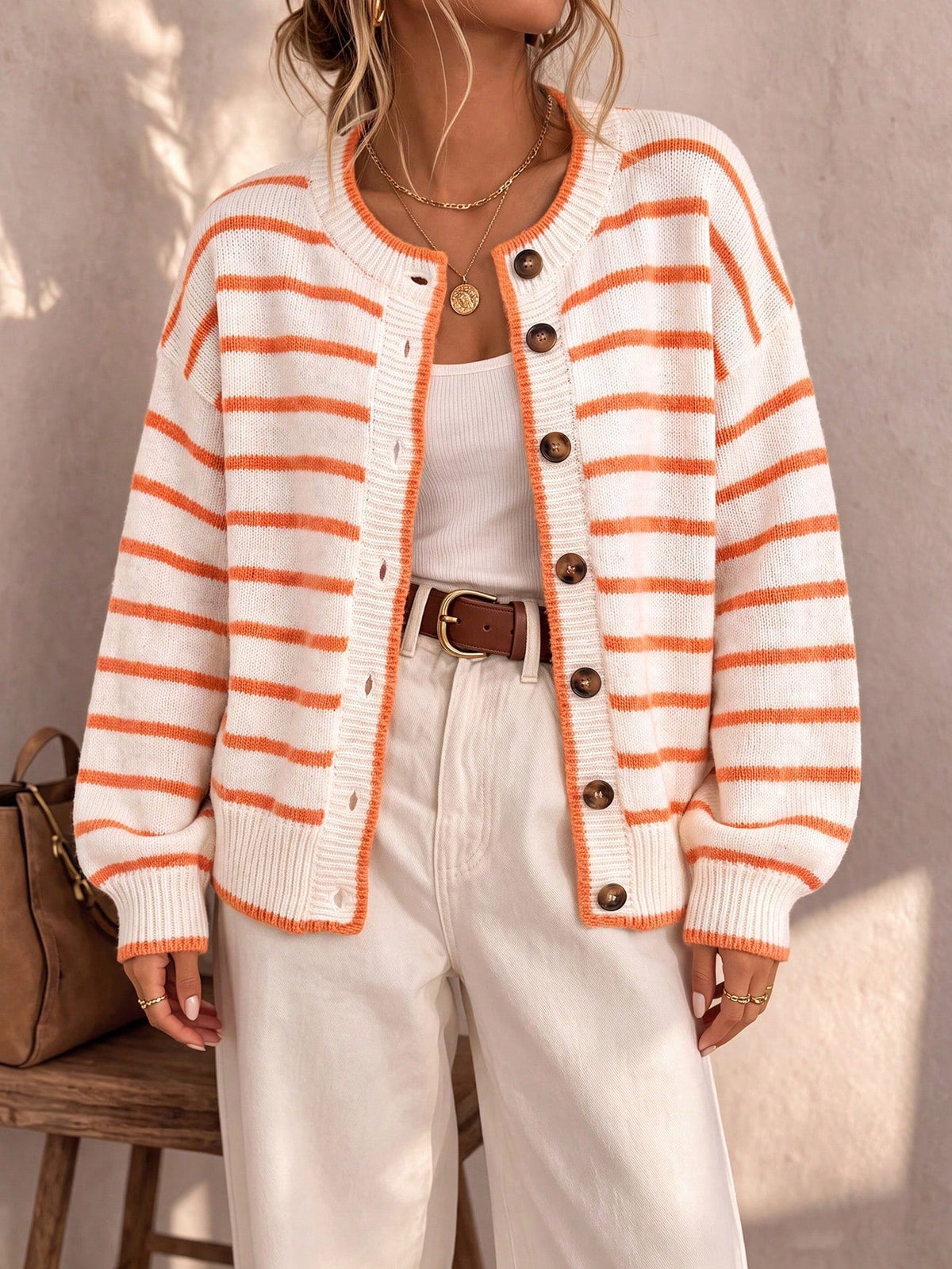 Striped Cardigan