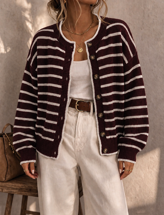 Striped Cardigan