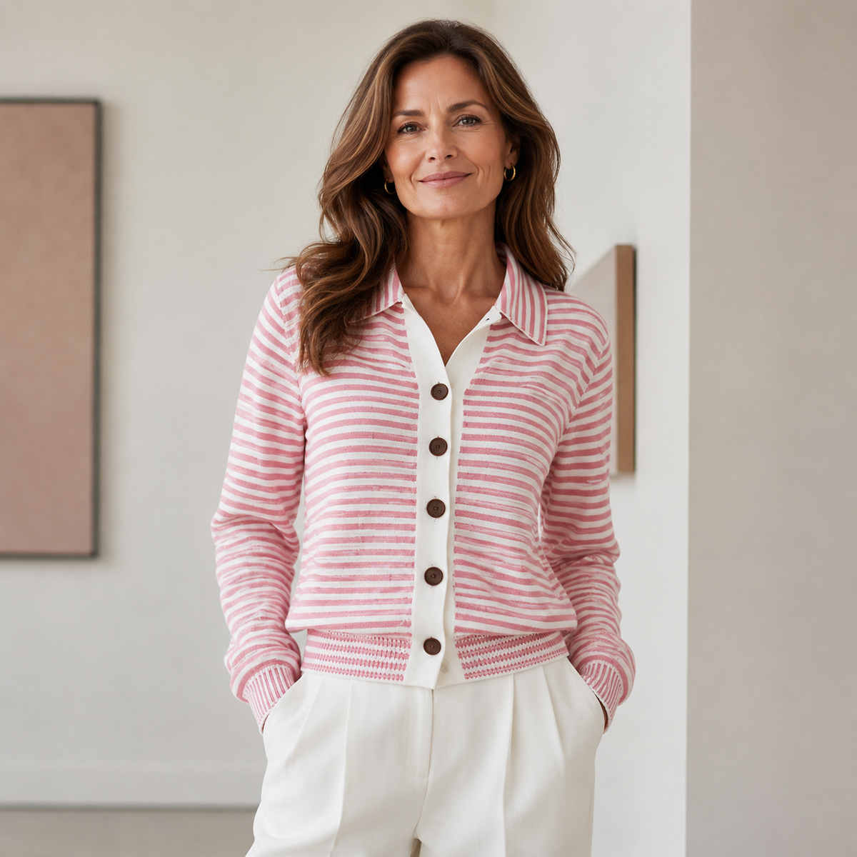Striped Cardigan