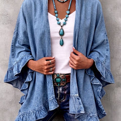Ruffle Cardigan