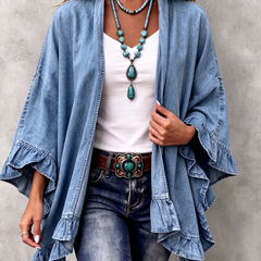 Ruffle Cardigan