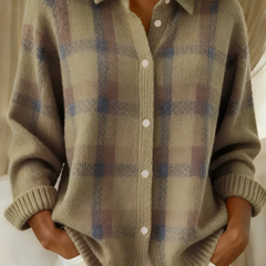 Plaid Cardigan