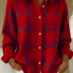 Plaid Cardigan