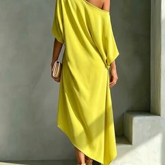 Square Neck Midi Dress