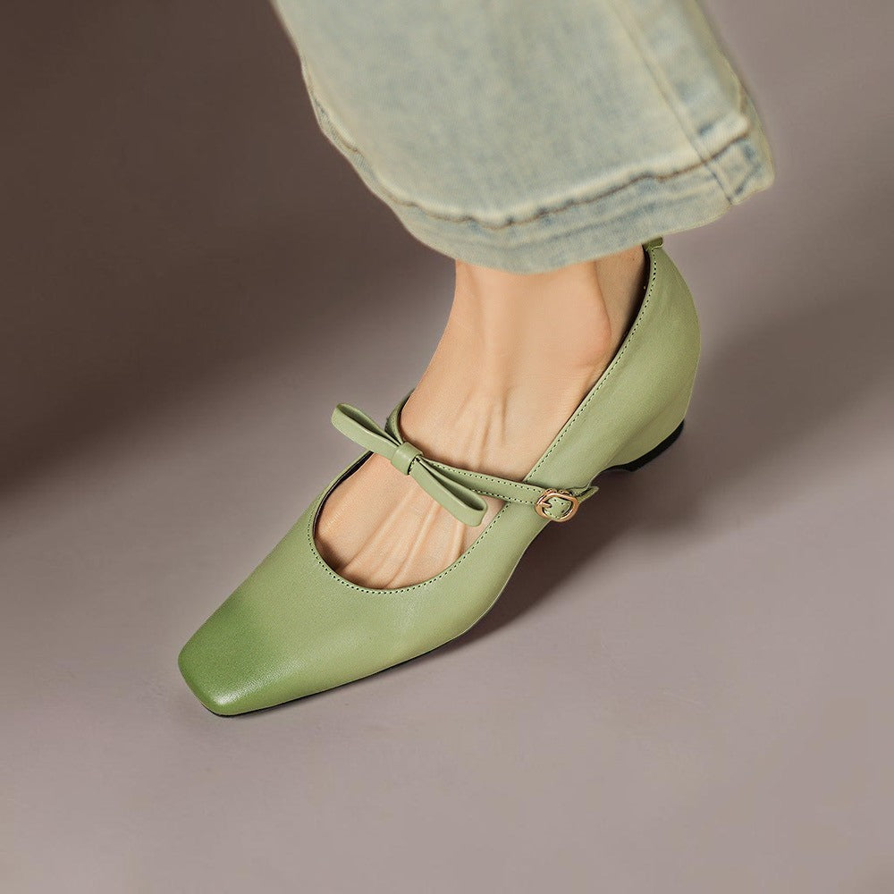 Bow-Strap Mary Jane Pump