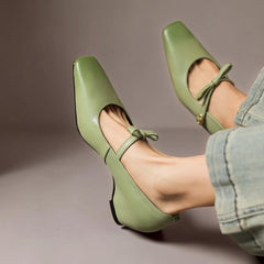 Bow-Strap Mary Jane Pump