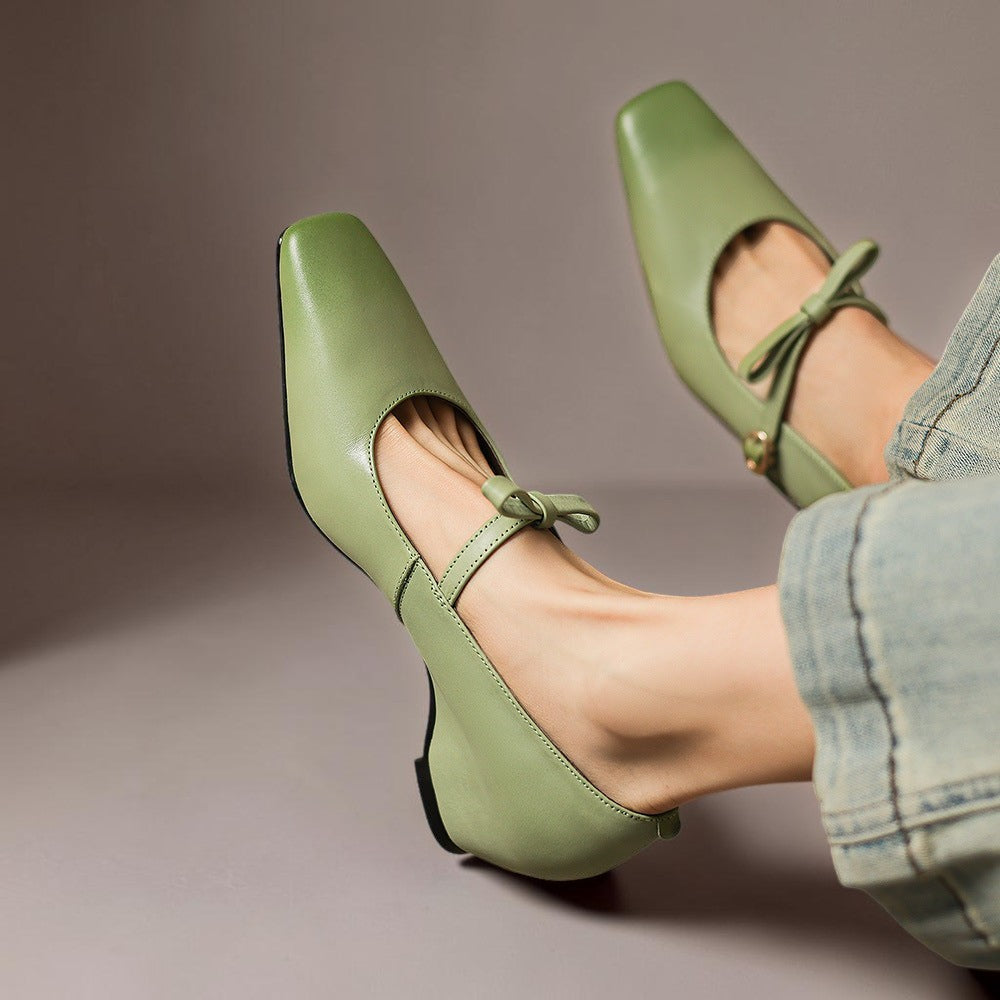 Bow-Strap Mary Jane Pump