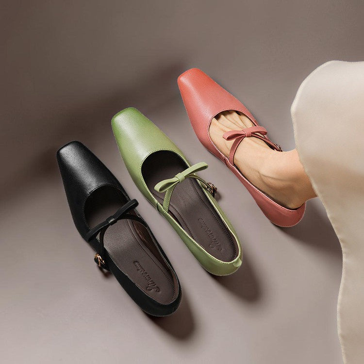 Bow-Strap Mary Jane Pump