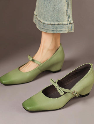 Bow-Strap Mary Jane Pump