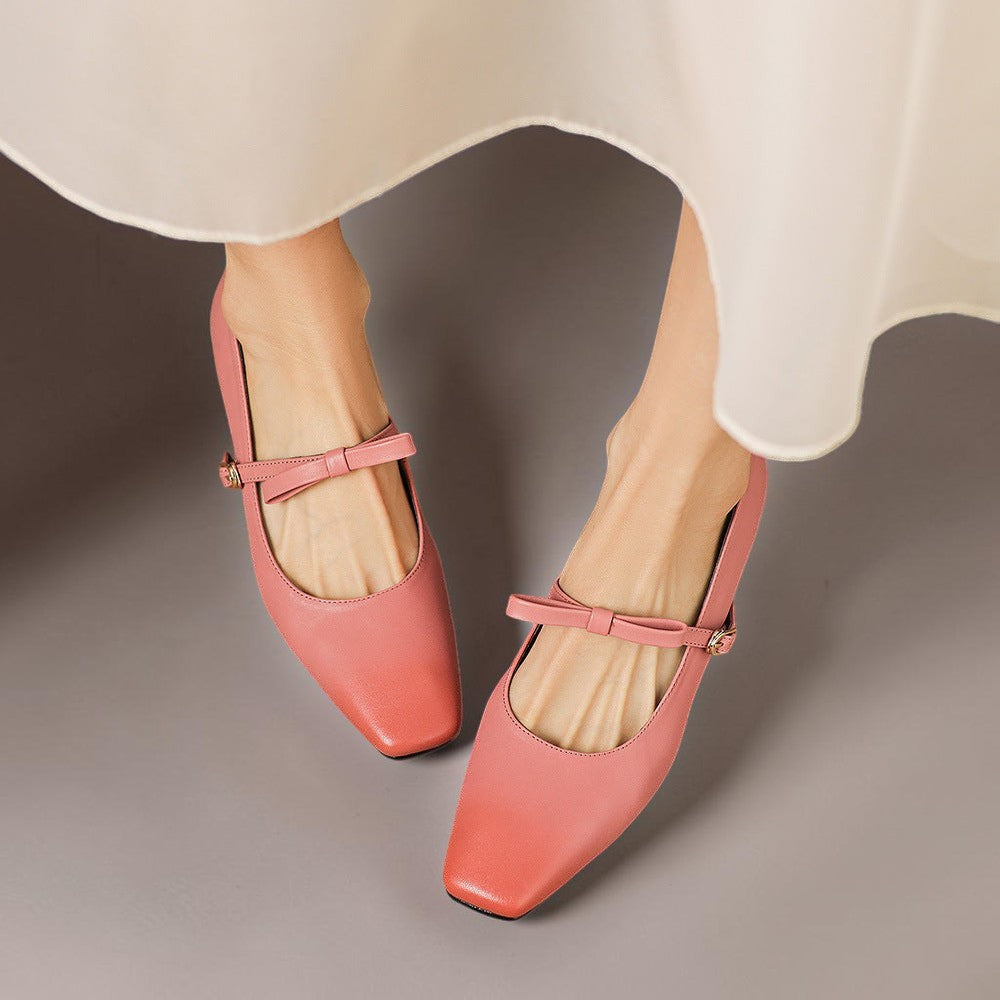 Bow-Strap Mary Jane Pump