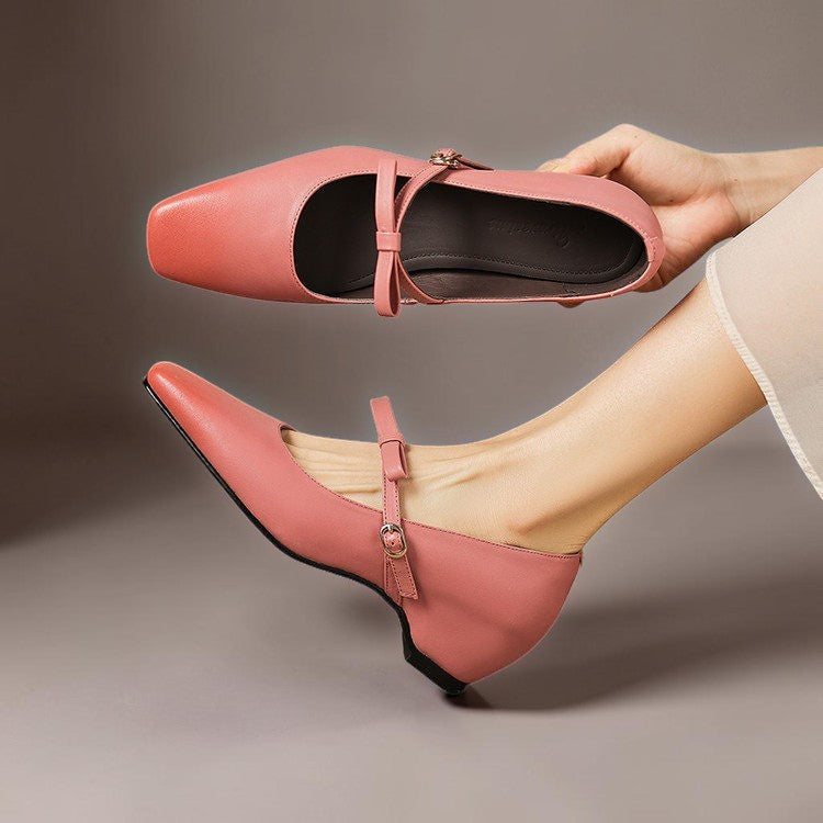 Bow-Strap Mary Jane Pump
