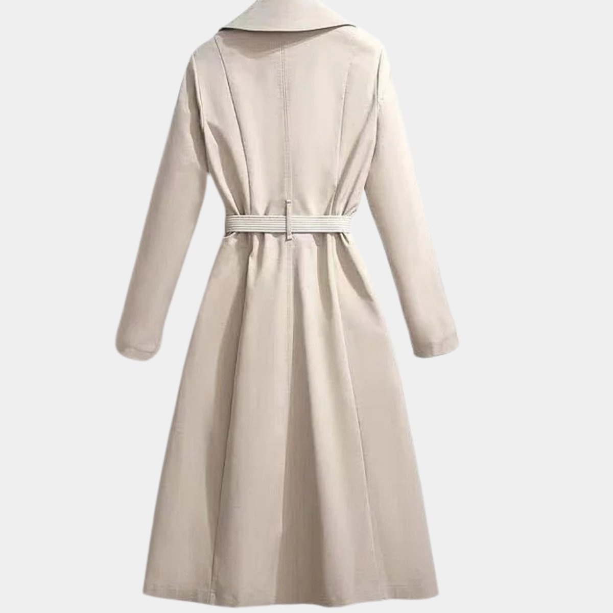 Belted Classic Midi Trench Coat