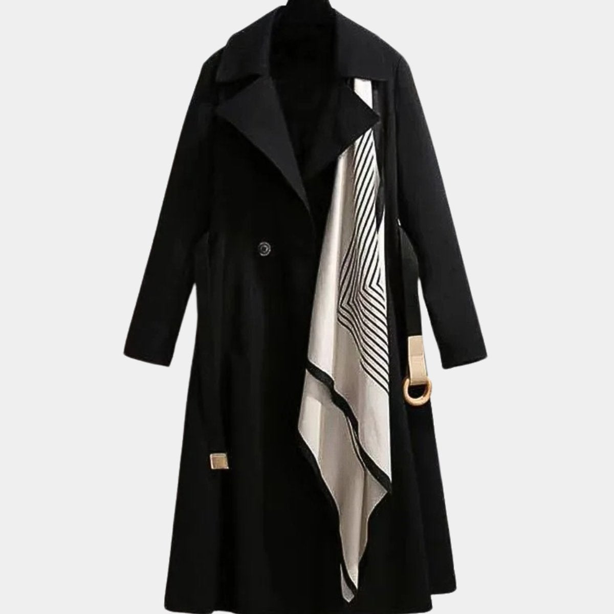 Belted Classic Midi Trench Coat