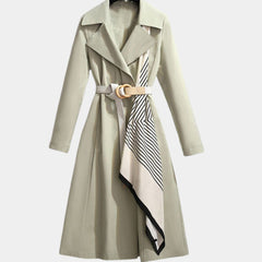 Belted Classic Midi Trench Coat