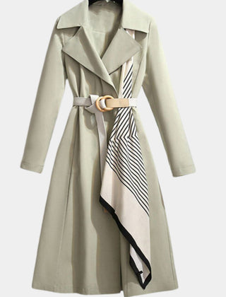 Belted Classic Midi Trench Coat