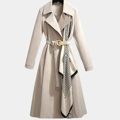 Belted Classic Midi Trench Coat