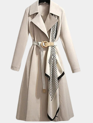 Belted Classic Midi Trench Coat
