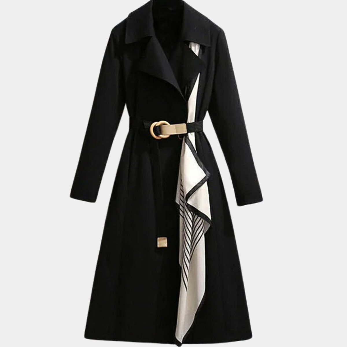 Belted Classic Midi Trench Coat