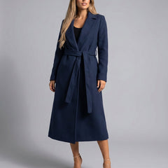 Belted Long Lapel Coat