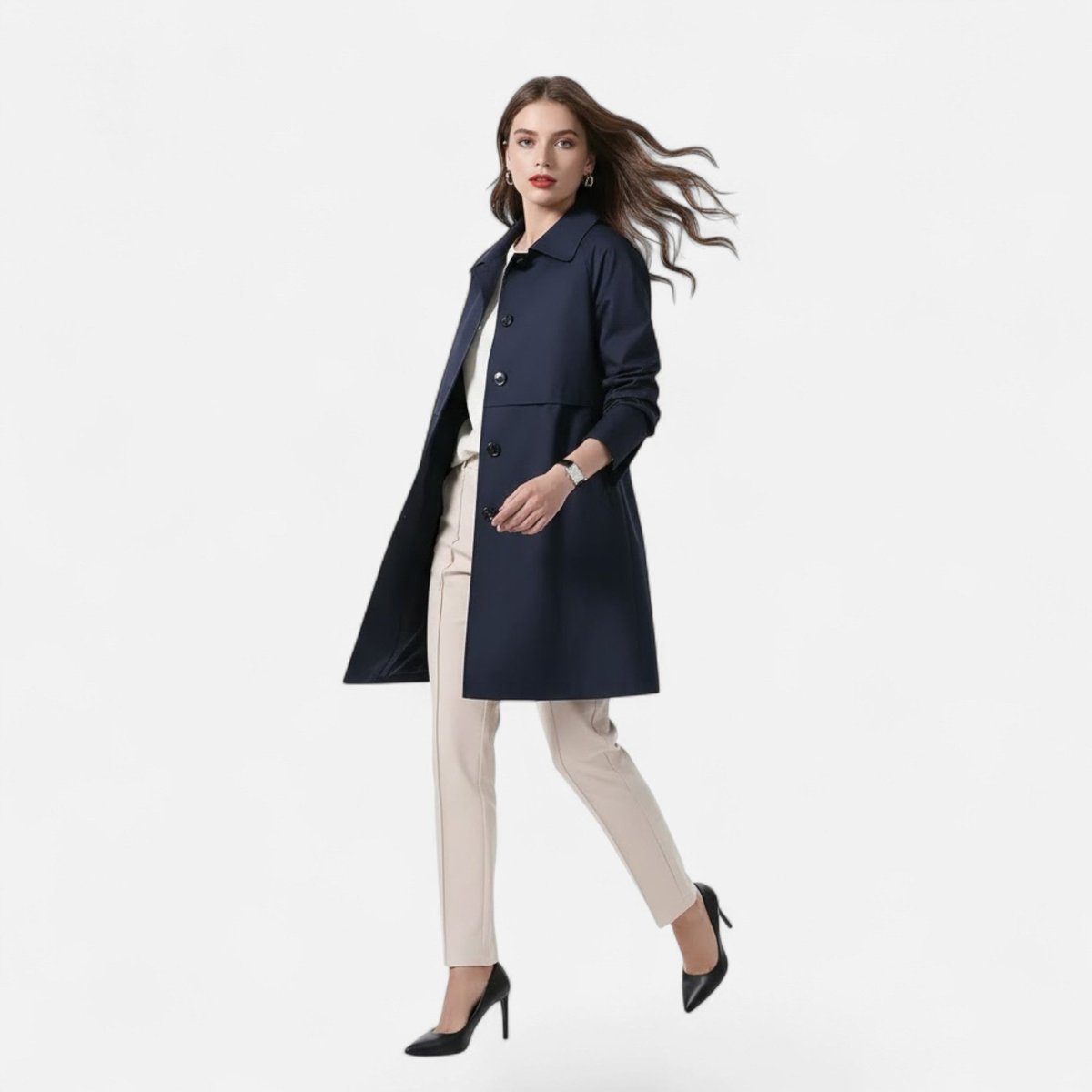 Tailored Mid-Length Coat