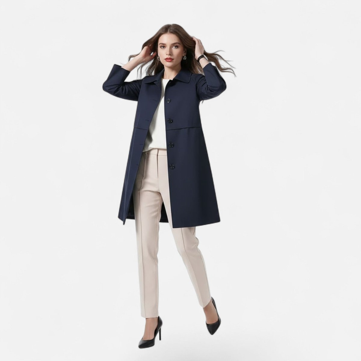 Tailored Mid-Length Coat