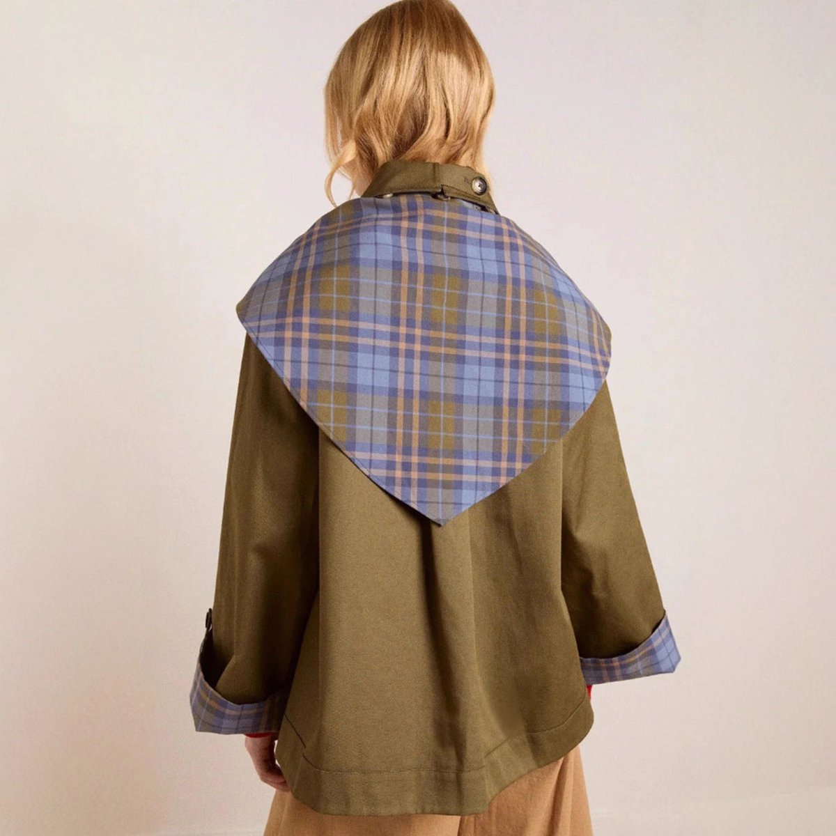 Oversized Double-Breasted Utility Coat