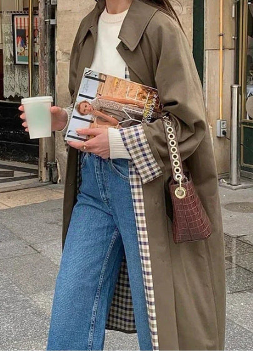 Refined Oversized Long Trench Coat