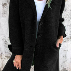 Relaxed Longline Lapel Coat