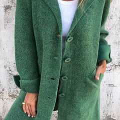 Relaxed Longline Lapel Coat