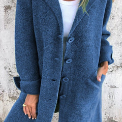 Relaxed Longline Lapel Coat