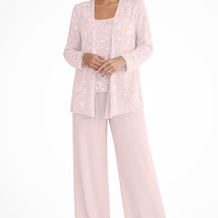 Elegant Layered Three-Piece Pants Set for Women