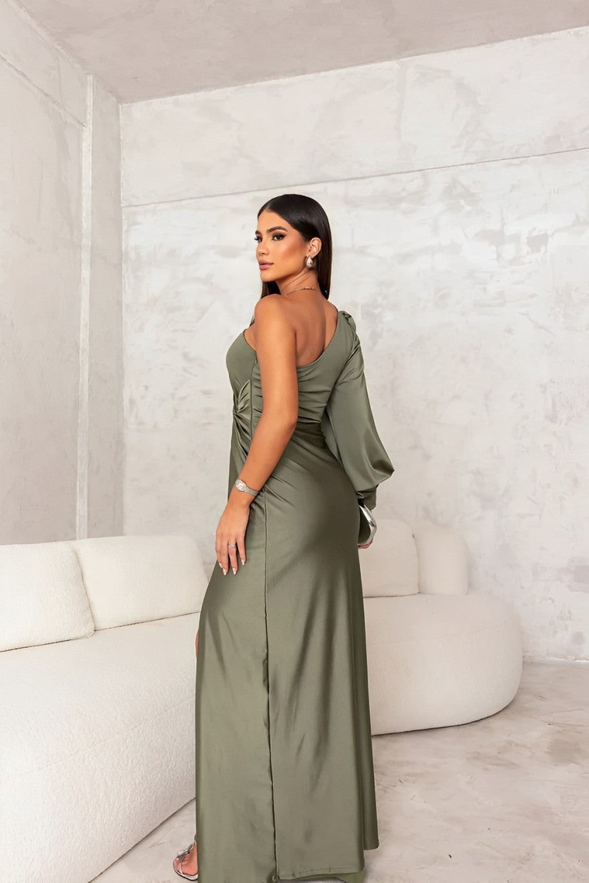 Adeline | Classic A-Line Midi Dress
